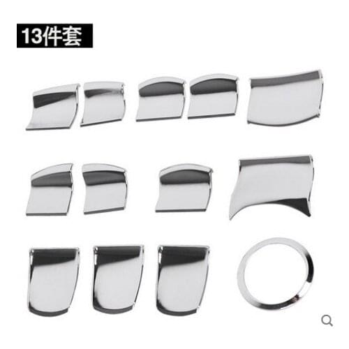 Car Styling Door Window Lifter Sequins Trims ABS Plating Chrome Trim For Nissan X-Trail T32 2014-2018 QASHQAI 2016+ Car Styling