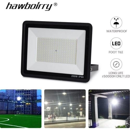 LED Flood Light 10W 20W 30W 50W 100W 200W AC 220V Waterproof Outdoor Wall Lamp Garden Street Street Light Spotlight Flood Light