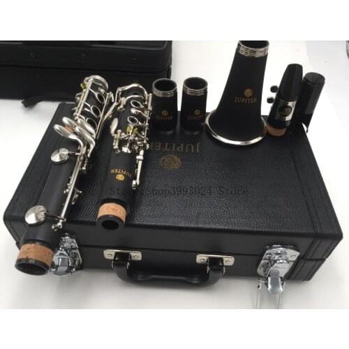 Taiwan JUPITER JCL-700N Professional Woodwinds 17 Key Clarinet Bb Tune B Flat Nickel Plated Instrument For Student Free Shipping