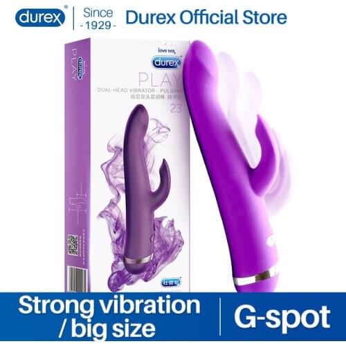 Durex Rabbit Vibrator for Women 5 Speed 2 Motor G Spot Vibrating Stimulator Vagina Dildo Vibrators Sex Toys for Adults Sex Shop