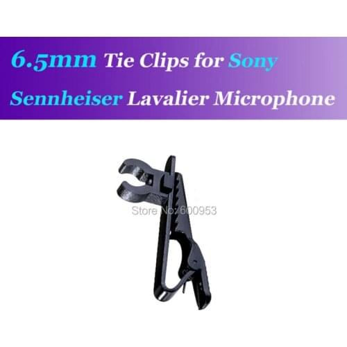 Spare Replaceable 6.5mm Mic Clip for Sennheiser ME2 Sony V1 D11 Lavalier Lapel Microphones