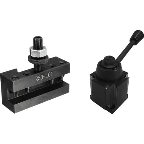 Promotion! 250-000 Wedge Quick Change Tool Kit Tool Kit Lathe Tool with 250-101 Turning and Facing Holder Quick Change Tool