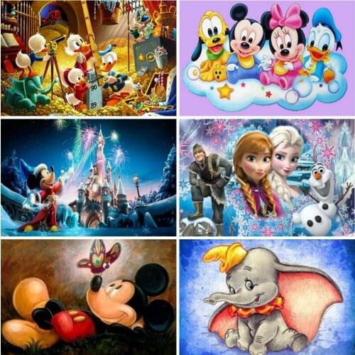 Disney Full Diamond Painting Embroidery Cartoon Donald Duck Needlework Picture Diamond Painting Cross Stitch Pattern