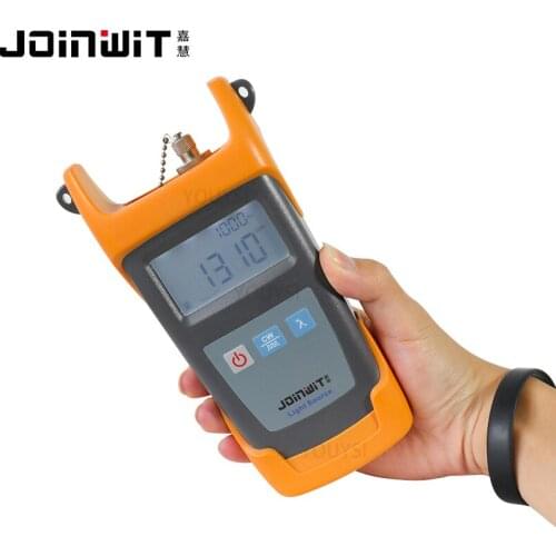 Joinwit JW3111 1310/1550nm SM Handheld Fiber Optical Light Source Singlemode CATV Stable Fibre Optique FTTH Tool