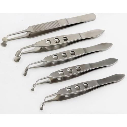 Meibomian gland massage tweezers, eyelid turn, eyelid surgical tweezers, meibomian gland blockage dredging physiotherapy clip fa