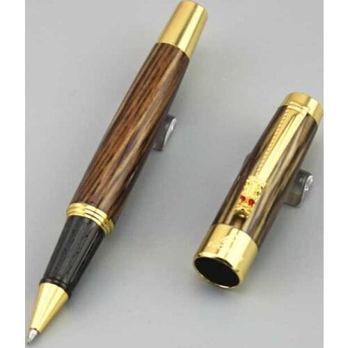 DKW metal ballpoint Pen with golden clip man luxury smooth roller ball pens business gift pen