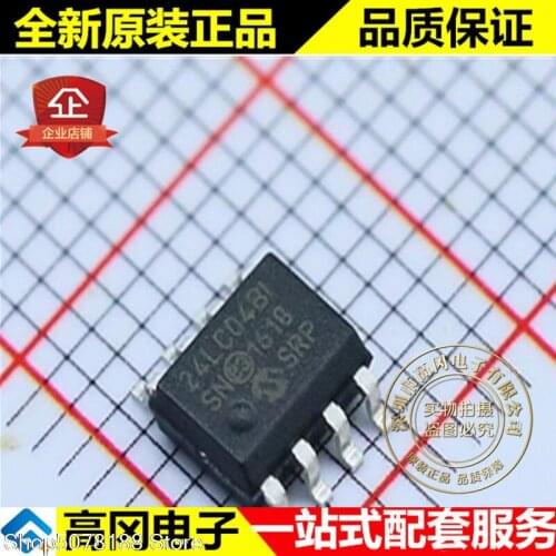 10pieces 24LC04BT-I/SN 24LC04BI SOP8 MICROCHIP