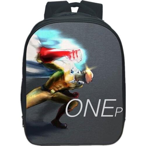 One Punch Man Backpack Fashion Cartoon Rucksack Boy Girls Bag Anime Saitama Sensei Cartoon Bookbag Children Bag Teen Mochila