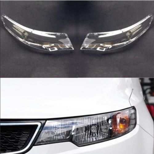 For Kia Cerato/Forte 2009 2010 2011 2012 2013 Car Headlight head light lamp Clear Lens Auto Shell Cover