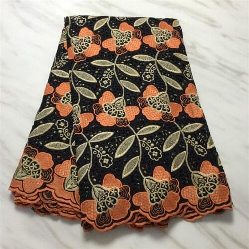 The Latest Swiss Yarn Lace Swiss Lace Fabric African Lace Fabric Embroidered Cotton Fabric PL116391