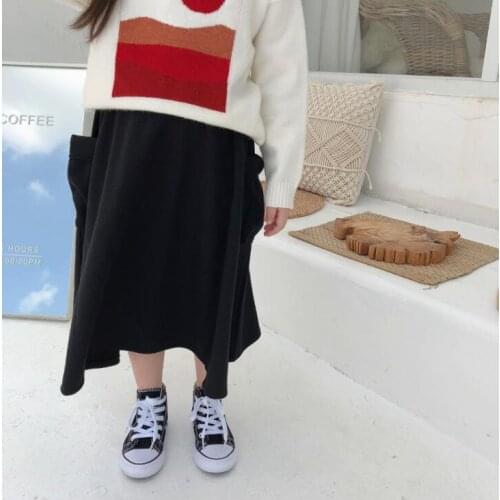 2020 new girls skirt autumn winter cotton fashion girls skirts 2-7 years YC617