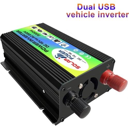 New 3000W 12V 220V/110V LED Ac Car Power Inverter Converter Charger Adapter inversor Dual USB Transformer Modified Sine Wave