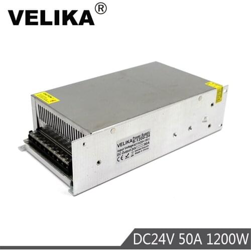 Single Output Switching Power Supply dc24v 50A 1200W Lighting Driver transformer for 3D Printer CNC CCTV Led Strip Lamp ligh