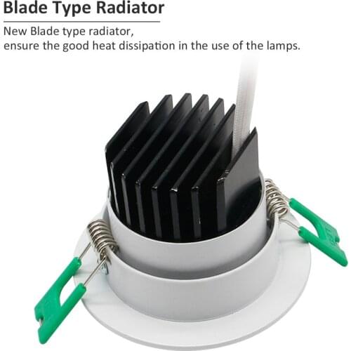 Dimmable Led Downlight 220V 110V 3W 5W 7W 9W 12W 15W LED Ceiling Round Recessed Lamp LED Spot Light For Bathroom Kitchen