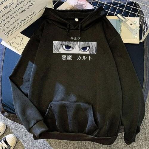 Japan Anime Print Pullovers Hoodie Loose Hip Hop Sweatshirt Punk Streetwear Harajuku Casual Women Hoodie Long Sleeve Clothing