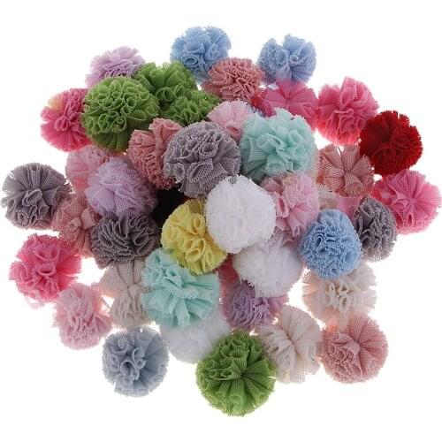 Packs of 50 Multicolor Arts and Crafts Pom Poms Balls for Hobby Supplies and Creative Craft DIY Material