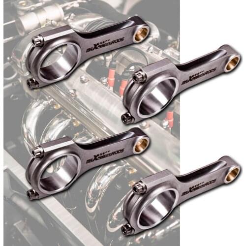 Connecting Rod For BMW M10 Engine 135mm center to center Length 22mm floating piston pin Forged H-Beam Conrods Bielle Pleuel