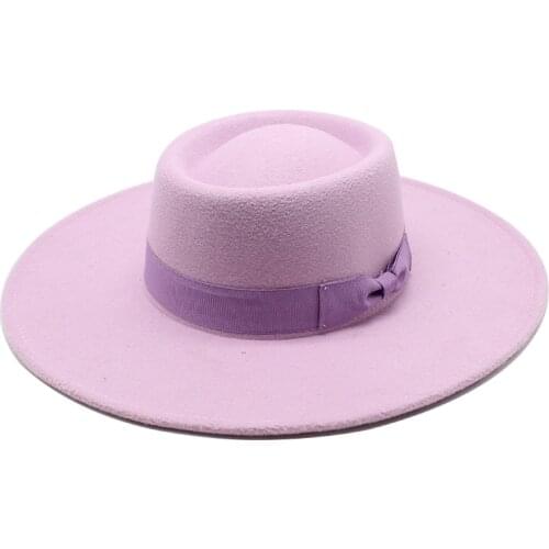 Bulk price fedoras ribbon fedora hat men panama top cap fedoras with leather chains large brim hat church hat party hat