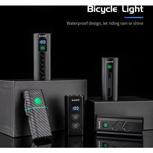 Waterproof Rechargeable Bicycle Front Lamp Bicycle Lantern Cycling Safety Warning Portable Rechargeable MTB Bicycle Accessories