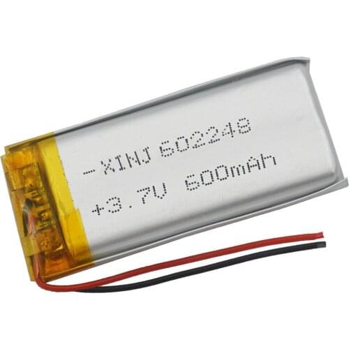 XINJ 3.7V 560mAh Li Lithium Polymer Battery Accumulator li-po 602248 For GPS MP4 E-book Driving Camera LED lighting Game player