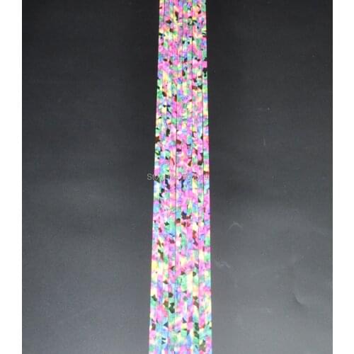 10Pcs Luthier Purfling Binding Marquetry inlay Guitar Builder Celluloid Strip Tie Dye