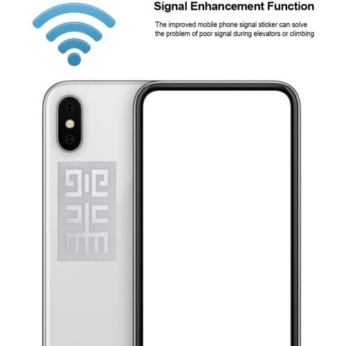 3Pcs Outdoor Cell Phone Signal Booster Stickers Portable Convenient Antenna Enhancement Decals Improve Stickers Camping Tools