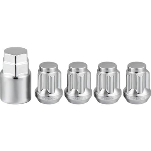 5pcs Wheel Lock Nut High Quality Prime Anti Theft Durable Sturdy Car Parts Locking Nut Wheel Nut for Vehicle Auto Car