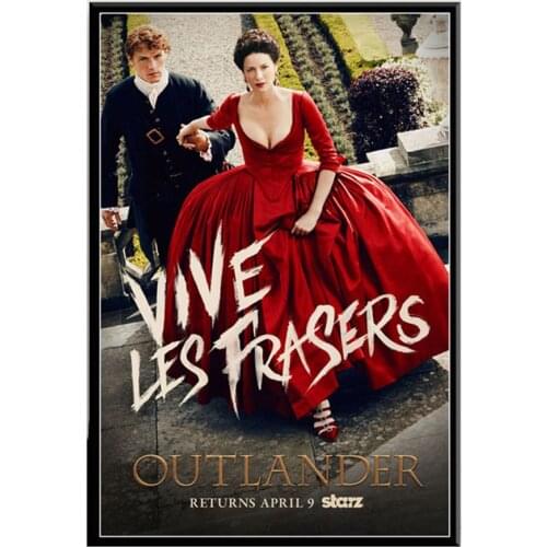 5D Diamond Painting Outlander Poster Series Show Diamond Embroidery Full Drill Square Flower Diamond Mosaic Rhinestones Pictures