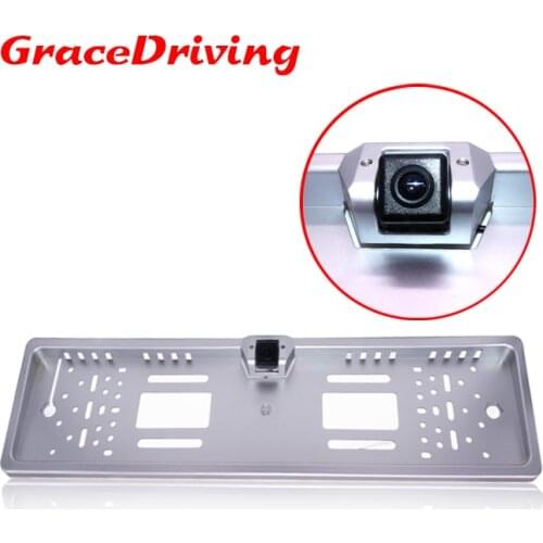 Car license fram camera 170 angle car rear view camera Universal with high nigh vision+waterproof IP 69K for European car