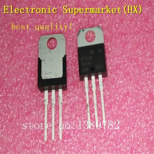 Free shipping 100pcs/lots BTA24-800B TO-220 BTA24-800 BTA24 24-800B IC In stock