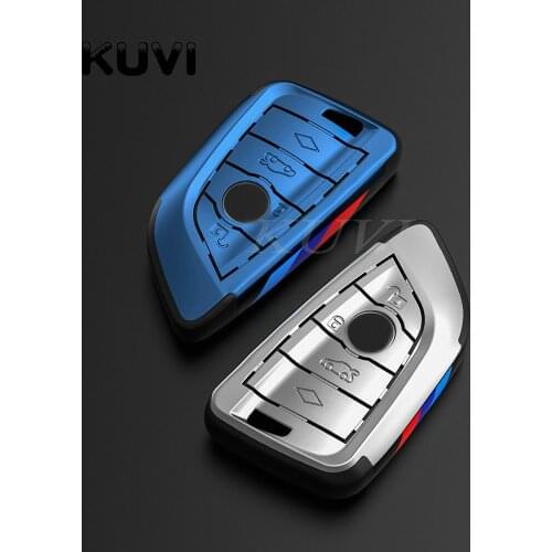PC Car Remote Key Case Cover Fob For BMW X1 X3 X5 X6 1 2 5 7 F15 F16 E53 E70 E39 F10 F30 G30 Shell Protecor Bag Accessories