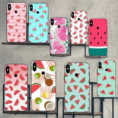 Watermelon summer fruit Phone Case For Xiaomi Redmi note 7 8 9 t k30 max3 9 s 10 pro lite Luxury brand shell funda coque