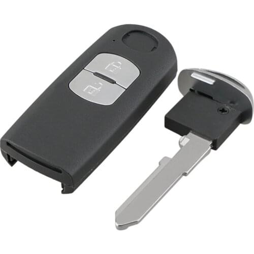 Car Smart Remote Key 2 Button 433MHz 49Chip Fit for MAZDA CX-3 Axela CX-5 SKE13E-01