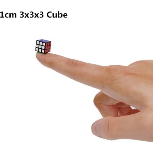 Newest Super Mini 1cm 3x3x3 Fingertip Magic Cube Puzzle Release Pressure Cubo Magico Game Educational Learning Toys For Children
