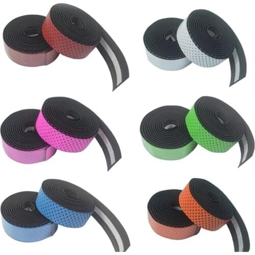 Bicycle Handlebar Tape Road Bike Silica Gel Tape Soft Breathable Bike Handlebar Tape MTB Fixed Gear Belt Bike Grasping The Belt