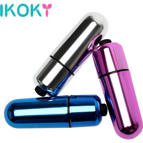 IKOKY G-Spot Massager Adult Product Sex Toys for Woman Female Climax Mini Strong Vibrator Vibrating Egg Clitoris Stimulator
