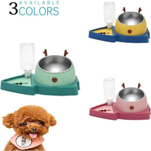 Pet Dog Cat Automatic Drinking Water Feeding Bowl Dog Drinking Bottle Kitten Bowl Feeding Supplies Comedero Perro