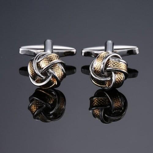 DY new High grade brand Brass material Round gold Cufflinks Mens French shirt Cufflinks free shipping