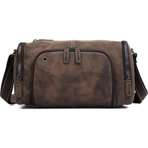 Man Crossbody Bags Genuine Leather Male Business Casual Fashion Vintage Shoulder Bag