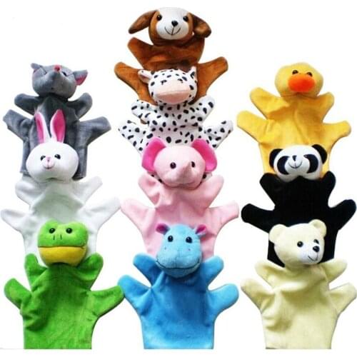 Cute Animal Hand Puppets Toys Set for Kids Children, Set of 10