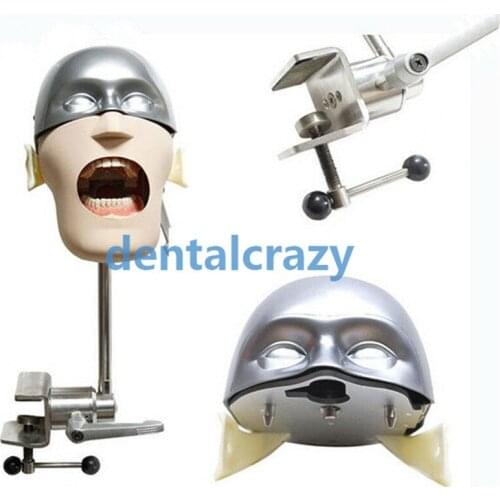 New Stainless steel head model NISSIN Dental manikins and models Phantom Head Dental