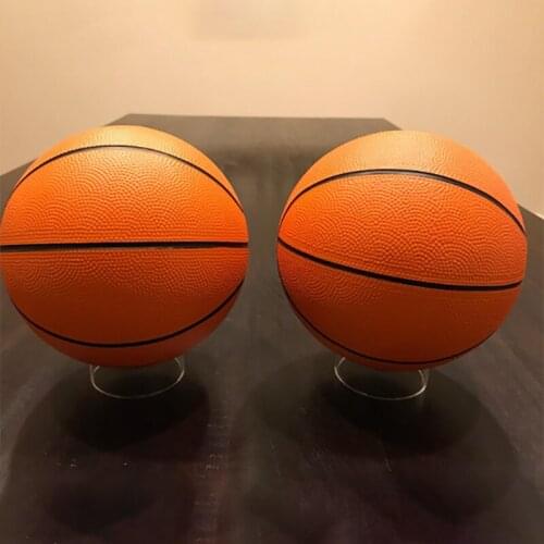 New sale Clear Acrylic Round Display Stand For Basketball Football Volleyball Soccer Ball