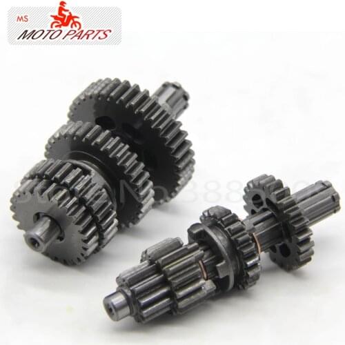 YINXIANG125 Transmission Main & Counter Shaft with Gear Box for Horizontal YX 125cc Dirt Pit Bike Minicross PitsterPro Motocross
