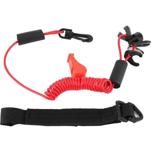 Outboard Accessory Outboard Engine Motor Kill Stop Switch with Safety Tether Lanyard Universal Fit for Yamaha Outboard Kill