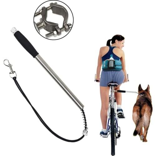 Hands Free Bicycle Traction Belt Elastic Dog Leash Adjustable Bike Exerciser Leash Attachment Pet Lead Belt Bike Leash