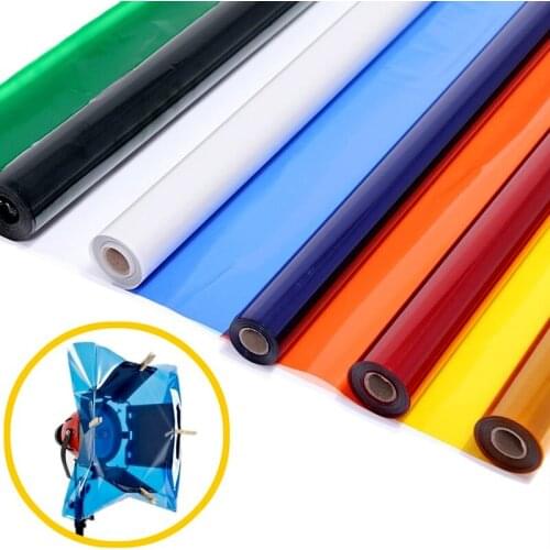 Professional 40*50cm 15.7*19.6" Paper Gels Color Filter for Stage Lighting Redhead Light