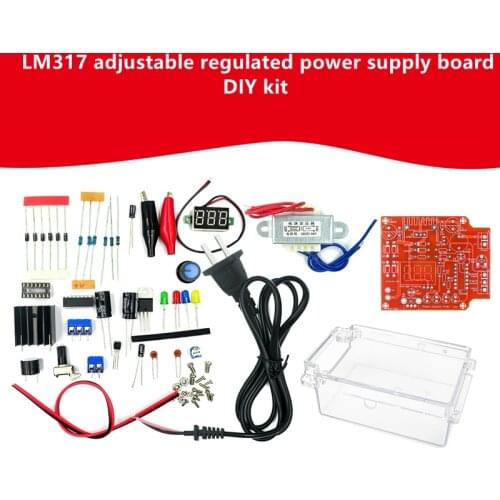 LM317 adjustable regulated power supply board kit power training kit electronic DIY production parts