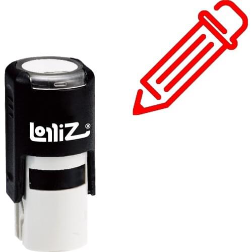 LolliZ Pencil Self-Inking Rubber Stamp - Modern Symbol Series
