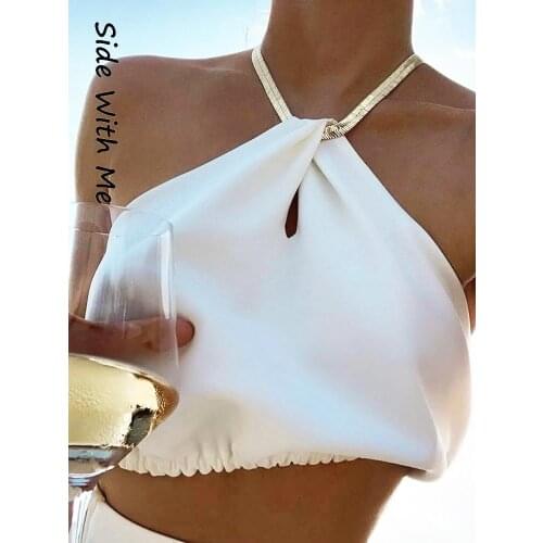 Женские укороченные майки Side With Me China At AliExpress