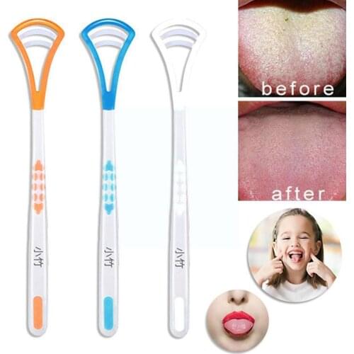 Tongue Scraper Tongue Coating Cleaner Adult Youth Model Bad Tongue To Board Coating Silicone Remove Tongue Breath Brush Scr S2O5